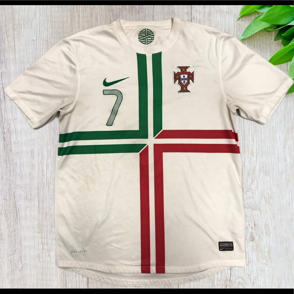 Vintage Cristiano Ronaldo Portugal Mens Nike Under-17 World Cup Jersey
